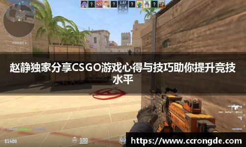 赵静独家分享CSGO游戏心得与技巧助你提升竞技水平